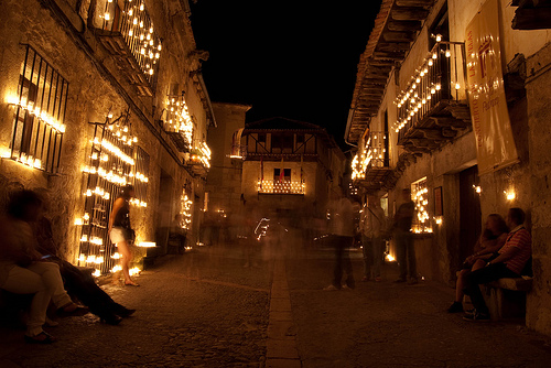 pedraza segovia noche de las velas