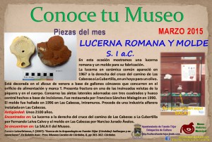 Cartél del Museo Municipàl de la Pieza del Mes de Fuente Tójar