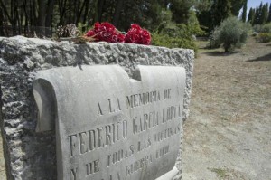 A la memoria de Federico García Lorca. Foto Agencia EFE