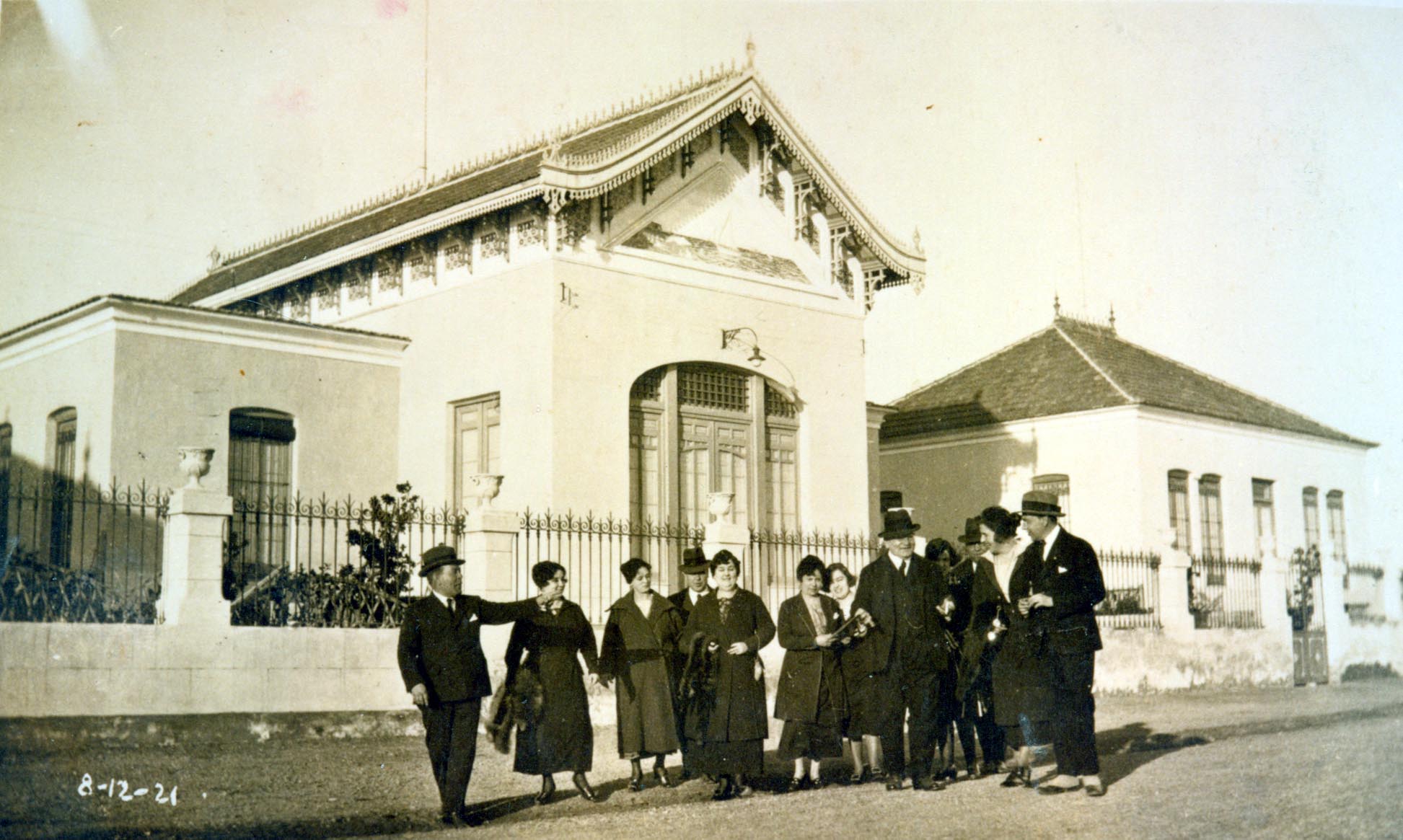 Chalet de ‘El Liberal’, 8 de diciembre de 1921. / Foto: Darblade – Colección de Fco. Sala