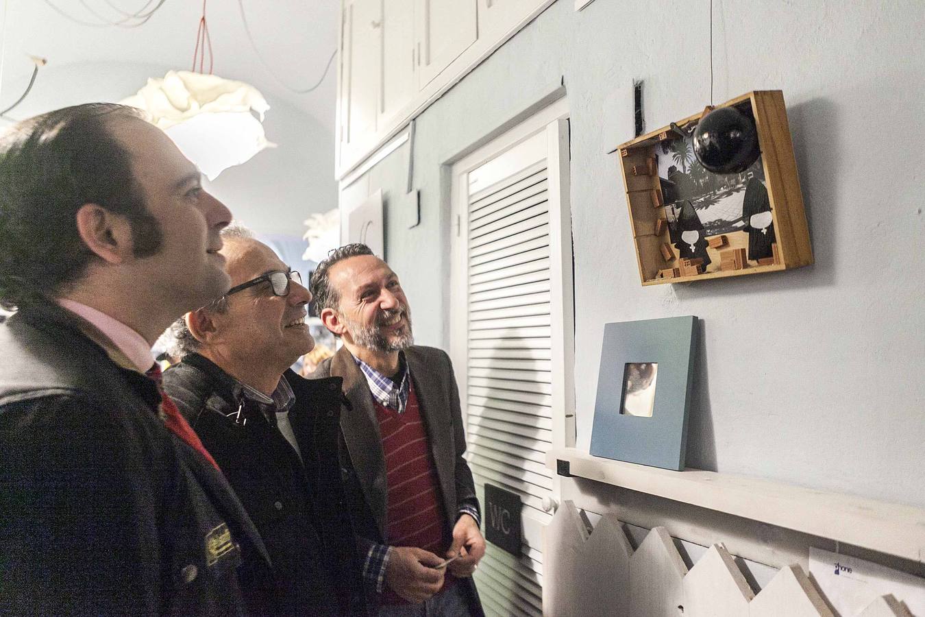 Inauguración de la muestra 'Ausencia' en el bar 'La conce' el pasado jueves / JORGE REY