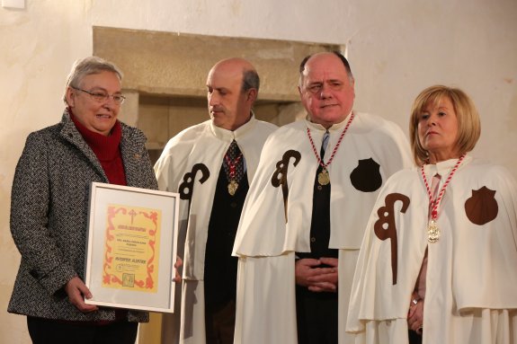 María Josefa Sanz, ya es una ilustre del Camino. :: MARIETA