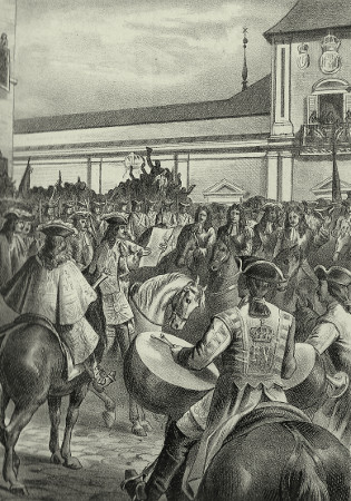 FELIPE V NOTIFICA LA DEFUNCIÓN DE SU HIJO LUIS I