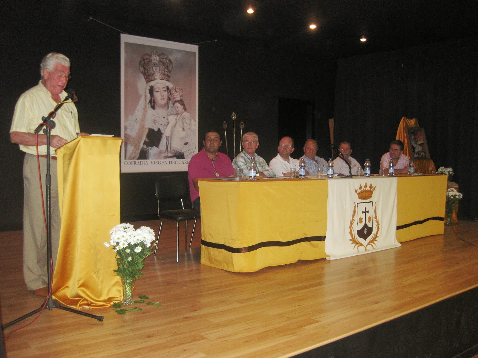 «MAGNIFICA ORATORIA», DE SEBASTIAN BARAHONA, CRONISTA OGICIAL DE MENGÍBAR (JAÉN), EN LA PRESENTACION DE LA REVISTA NUMERO 8, DE LA COFRADIA DE LA VIRGEN DEL CARMEN