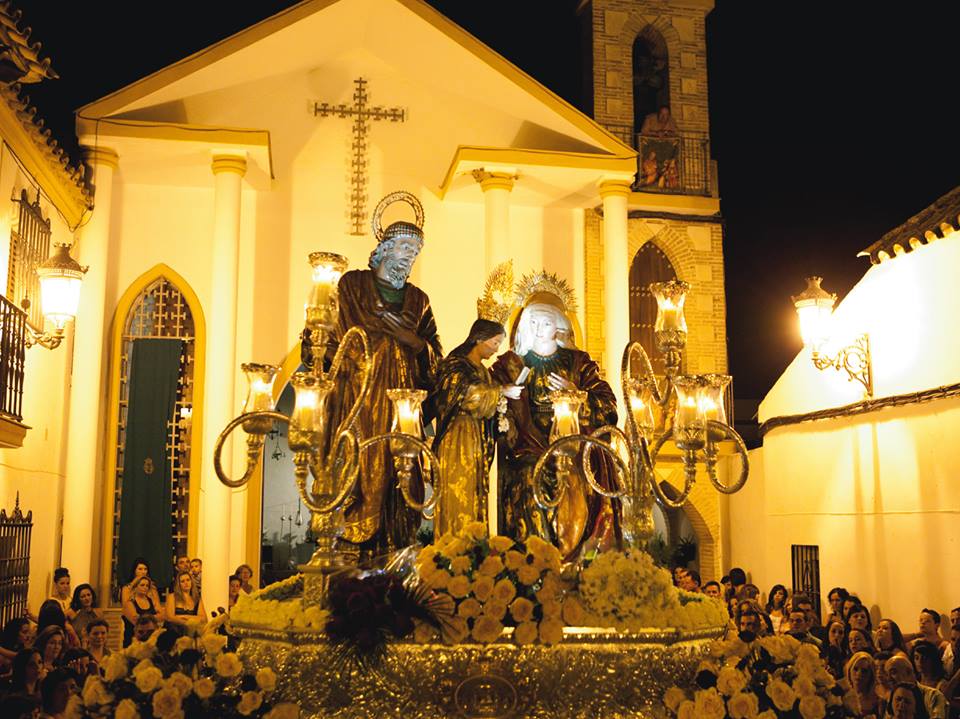 EN 2014, NUEVA ESTAMPA DE LOS PATRONOS SAN JOAQUÍN Y SANTA ANA