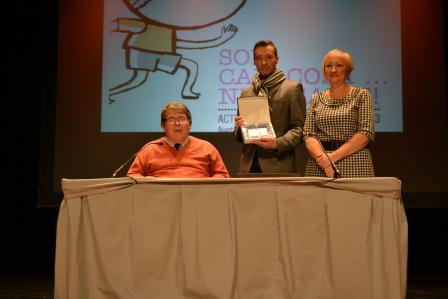 QUART SIN BARRERAS PREMIA AL QUE FUERA SU CRONISTA OFICIAL AMADOR GRIÑÓ Y A LA SOCIEDAD ARTÍSTICO MUSICAL “LA UNIÓ” POR SU DEDICACIÓN A LAS PERSONAS CON DISCAPACIDAD