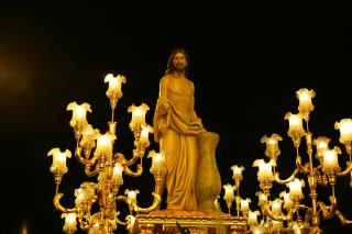 ANTONIO VERDÚ, CRONISTA OFICIAL DE JUMILLA, NAZARENO DE HONOR Y FRANCISCO ABELLÁN PREGONERO PARA LA SEMANA SANTA 2014