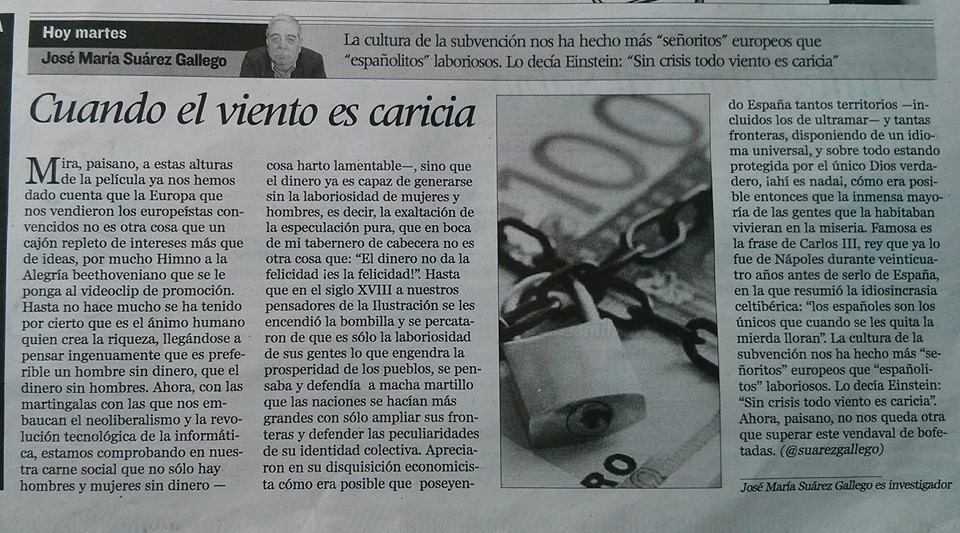 CUANDO EL VIENTO ES CARICIA