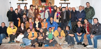 LOS VECINOS DE FUENTEPIÑEL (SEGOVIA) CELEBRARON SANTA BRÍGIDA EN TORNO A LA HOGUERA • LA FIESTA SE CLAUSURÓ CON EL CANTO DE LA SALVE EN EL INTERIOR DE LA ERMITA DELANTE DE LA IMAGEN