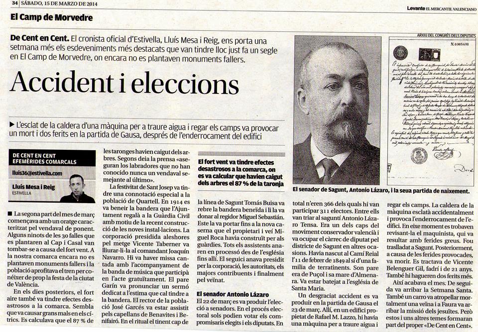 ACCIDENT I ELECCIONS