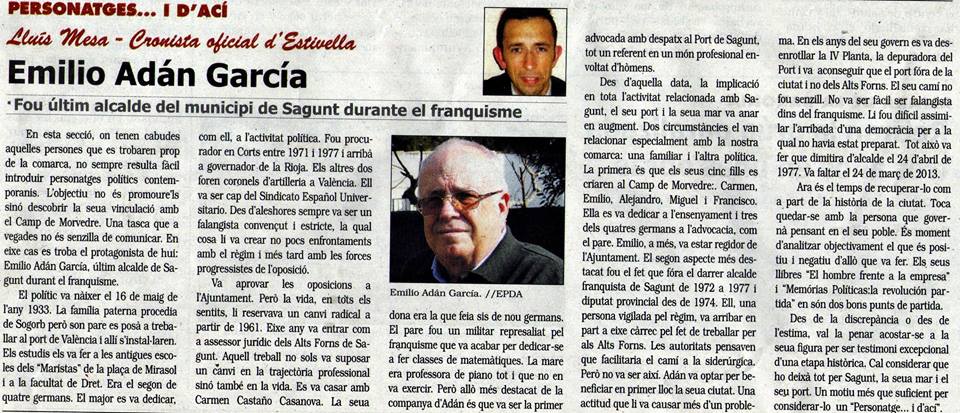 PERSONATGES… I D’ACI