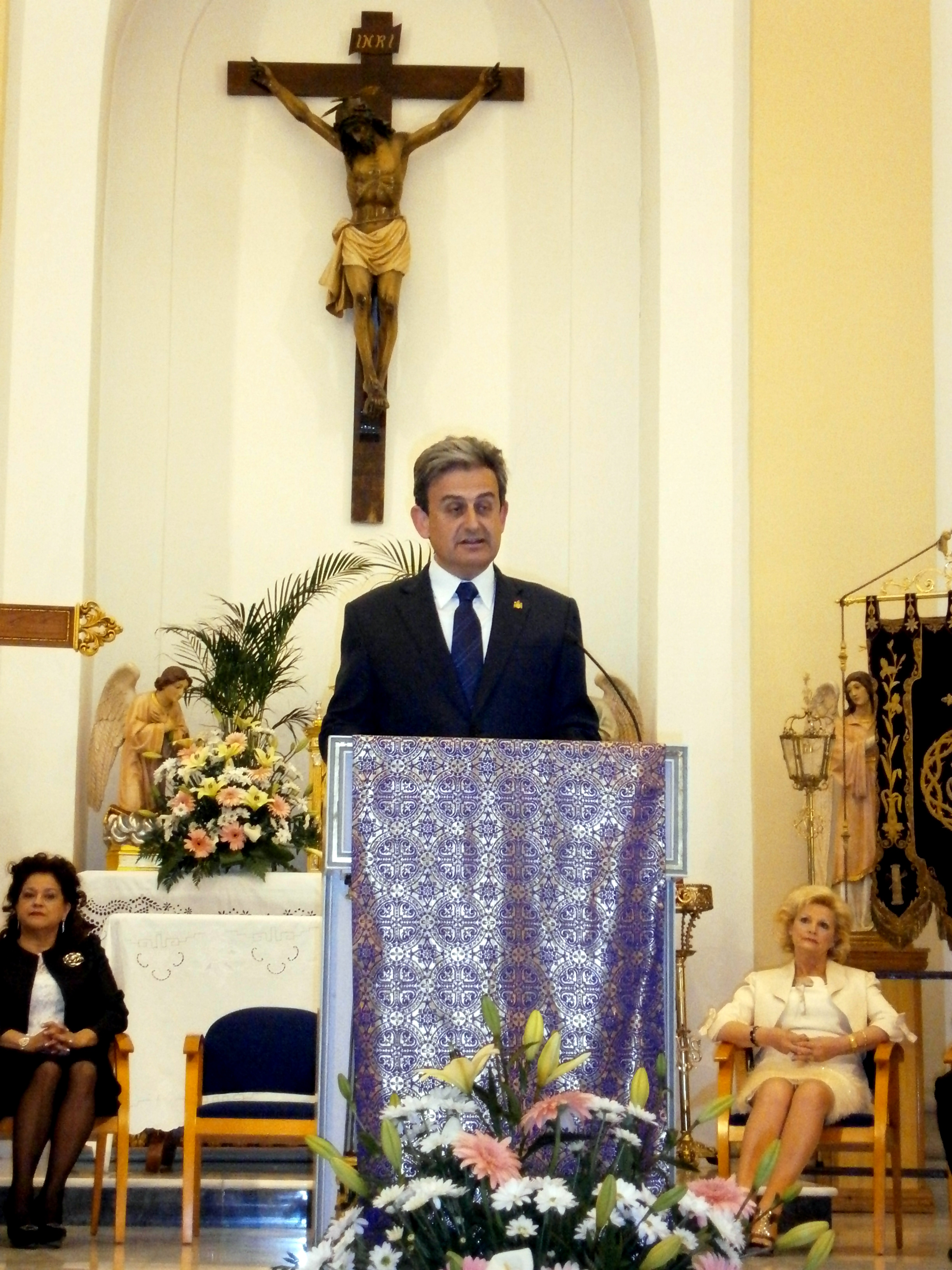 CON EL PREGÓN, ARRANCÓ EN ALGUAZAS LA SEMANA SANTA 2014