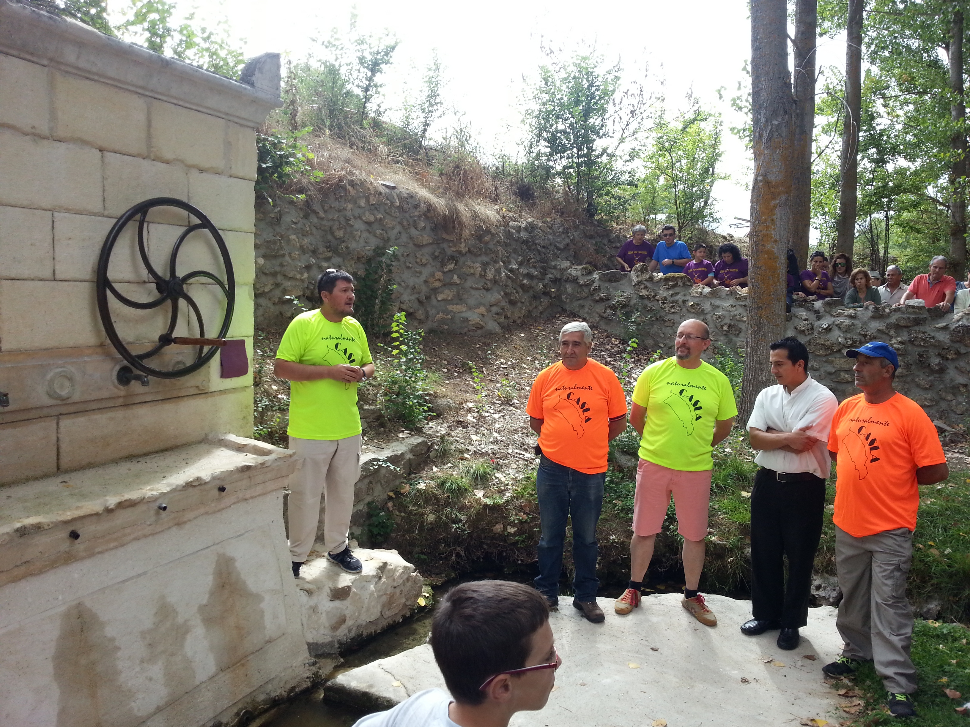 NUEVA NORIA EN LA FUENTE HONDA DE CASLA (SEGOVIA)