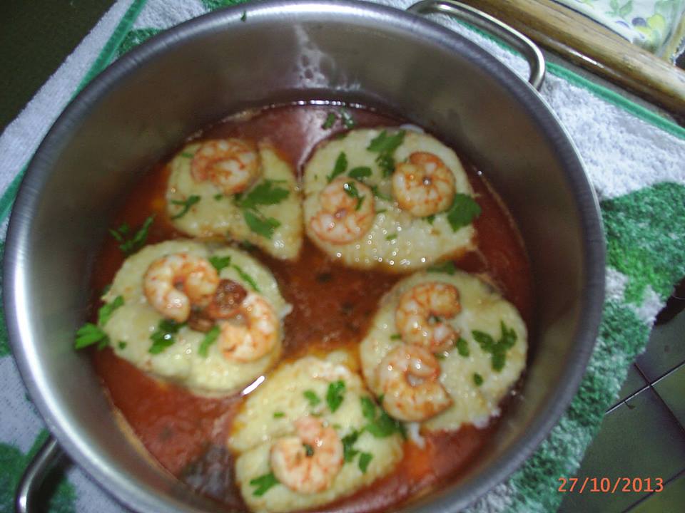 MERLUZA Y LANGOSTINOS