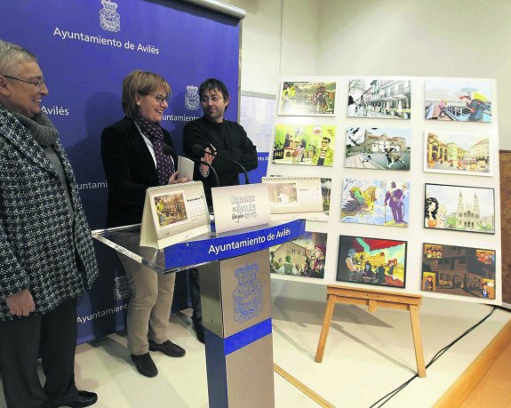 DIBUJOS DE CIUDAD EN DOCE MESES • EL CALENDARIO MUNICIPAL CONMEMORA LAS XX JORNADAS INTERNACIONALES DEL CÓMIC