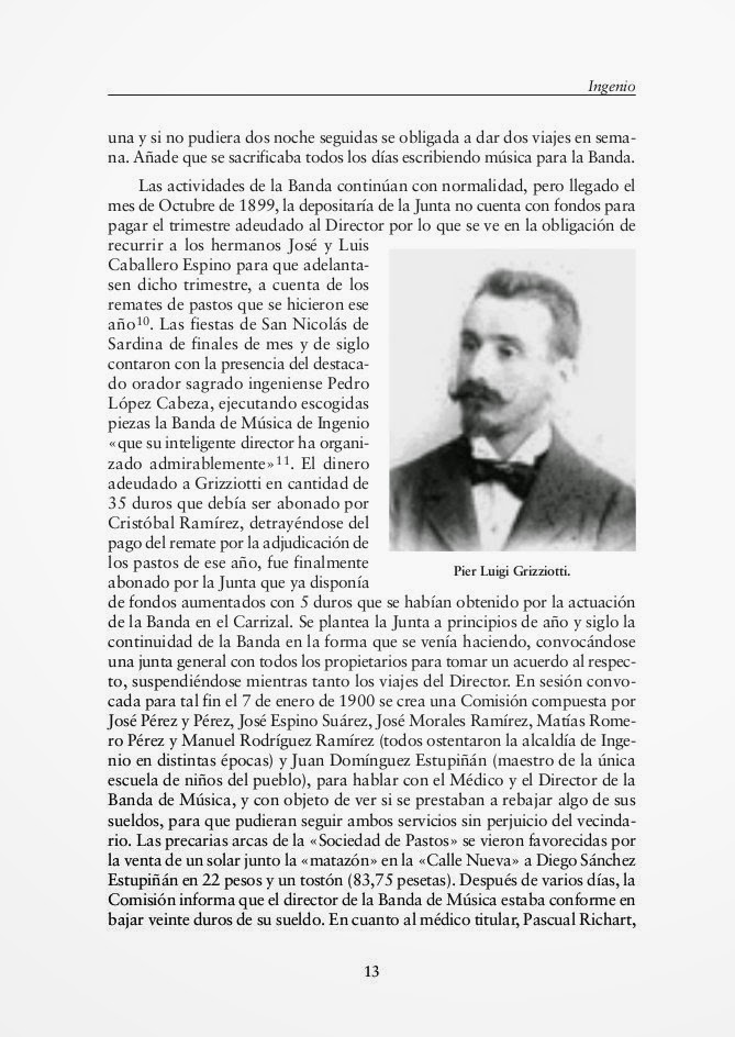 EL CRONISTA OFICIAL DE INGENIO CULMINA UN NUEVO TRABAJO DE INVESTIGACIÓN SOBRE LA BANDA FILARMÓNICA DE LA SOCIEDAD INSTRUCCIÓN Y RECREO DEL INGENIO A LA BANDA DE LA SOCIEDAD MUSICAL VILLA DE INGENIO (CANARIAS)