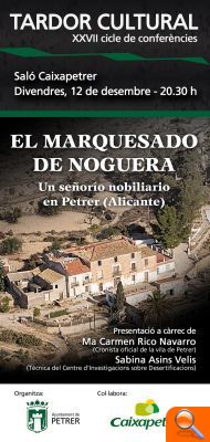 “EL MARQUESADO DE NOGUERA. UN SEÑORÍO NOBILIARIO DE PETRER”