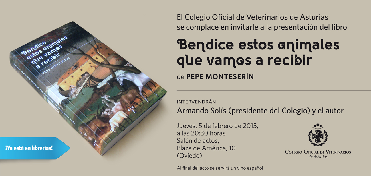 EL JUEVES PEPE MONTESERÍN, CRONISTA OFICIAL DE PRAVIA (ASTURIAS), PRESENTA ‘BENDICE ESTOS ANIMALES QUE VAMOS A RECIBIR’