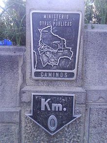 SEÑAL DEL KM. 0 DE ULEA