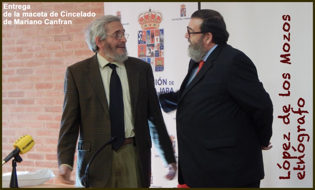 GALARDÓN A JOSÉ RAMÓN LÓPEZ DE LOS MOZOS, CRONISTA OFICIAL DE LA PROVINCIA DE GUADALAJARA