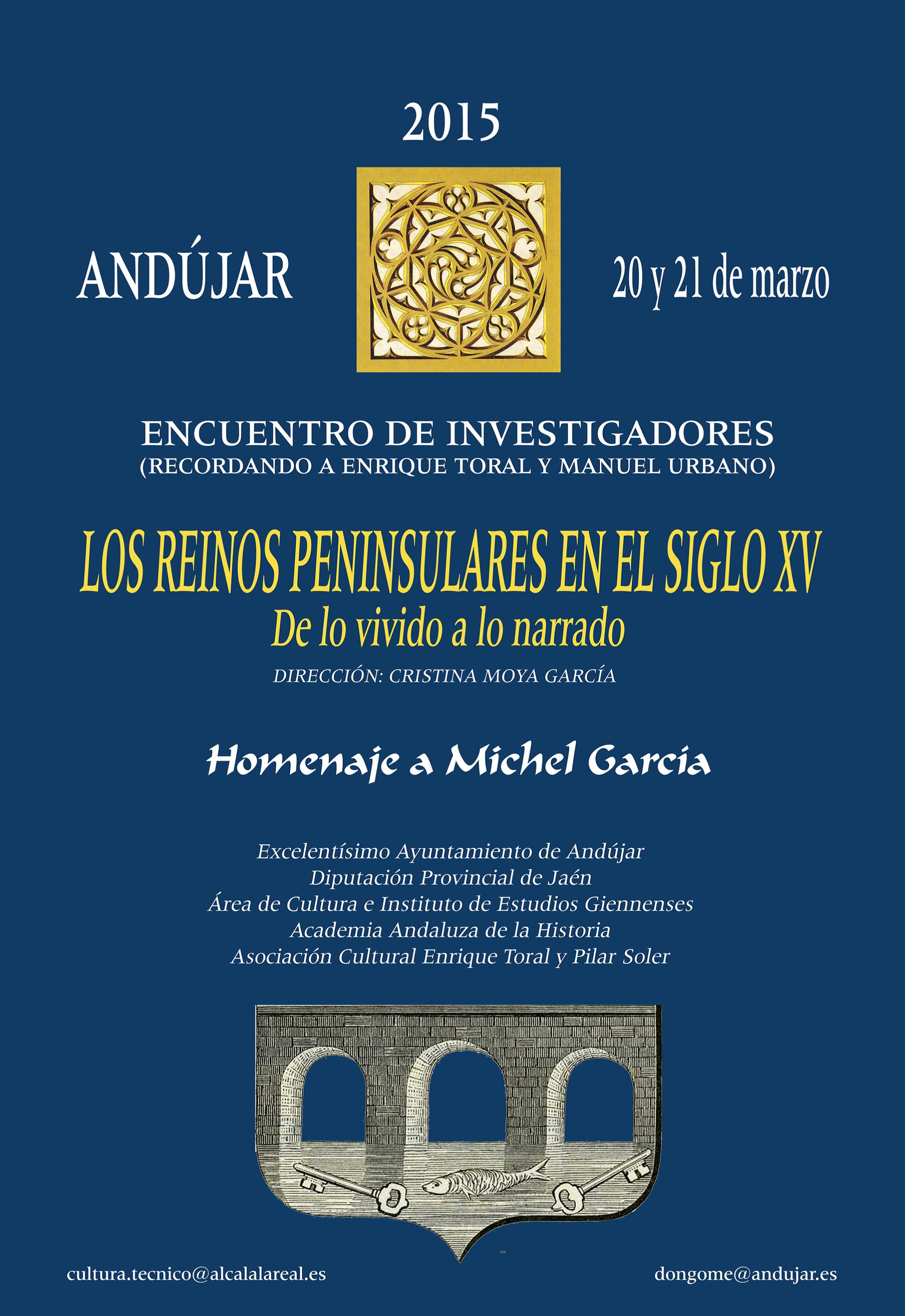 UNOS 40 MEDIEVALISTAS SE REÚNEN ESTE SÁBADO EN ANDÚJAR EN UN ENCUENTRO INTERNACIONAL