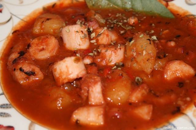 PULPU DEL PEDRERU CON PATATINES