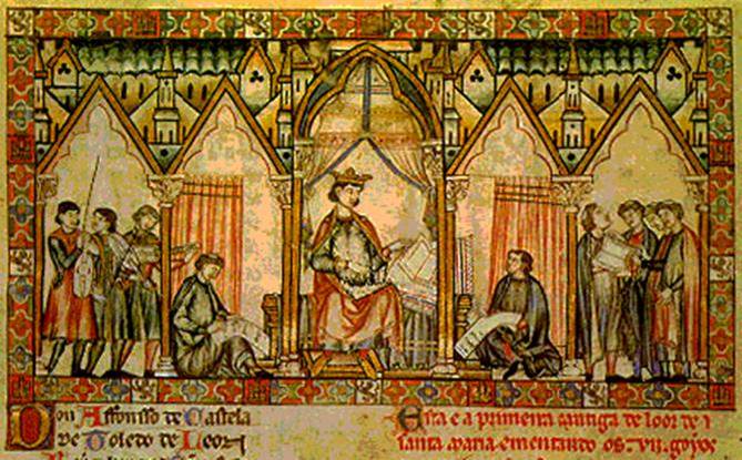 CONFERENCIA DE MANUEL GARCÍA FERNÁNDEZ, CRONISTA OFICIAL DE CARRIÓN DE LOS CÉSPEDES, SOBRE ALFONSO X, EN ALCÁZAR DE SEVILLA