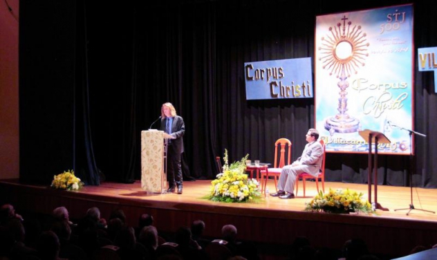 EL POETA JORGE DE ARCO PREGONA EL CORPUS CHRISTI DE JAÉN