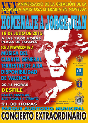 HOMENAJE A JORGE JUAN Y CONCIERTO EN LOS 30 AÑOS DE LA ASAMBLEA AMISTOSA