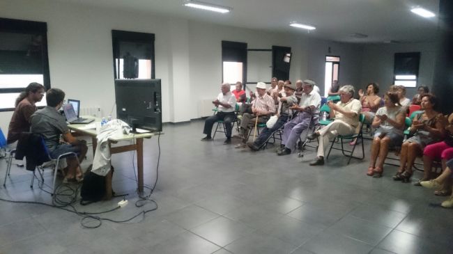 PEDRO GÓMEZ Y CARLOS COCA Y SUS CONFERENCIAS SOBRE EL LENGUAJE TRADICIONAL ZAMORANO EN PALACIOS DEL PAN