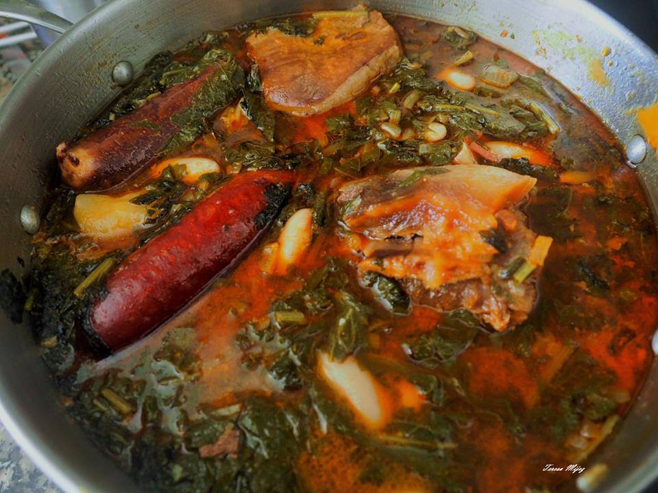 POTE (CALDO) DE RABIZAS (NABIZAS) A LA USANZA DE BOAL