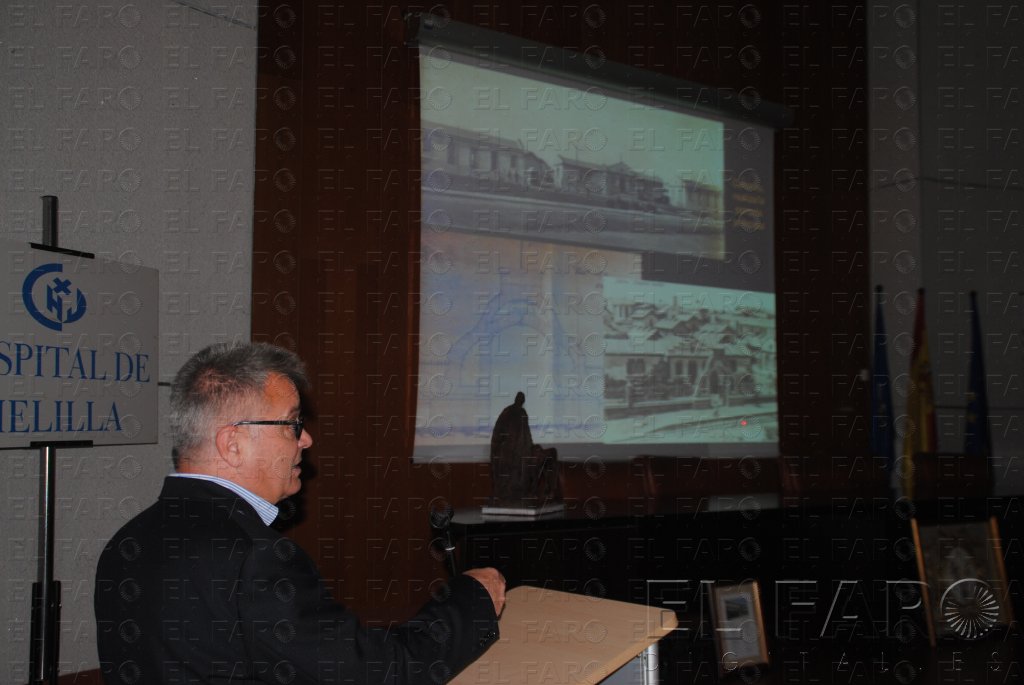 HOSPITALES DEL PASADO FUE EL CONTENIDO DE LA CONFERENCIA OFRECIDA AYER POR EL DIRECTOR DEL CENTRO ASOCIADO DE LA UNED Y CRONISTA OFICIAL DE MELILLA, ANTONIO BRAVO