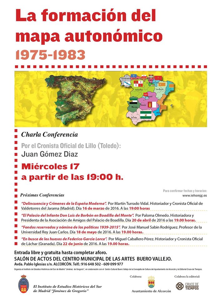 CONFERENCIA SOBRE EL NACIMIENTO DE LAS AUTONOMIAS EN ESPAÑA