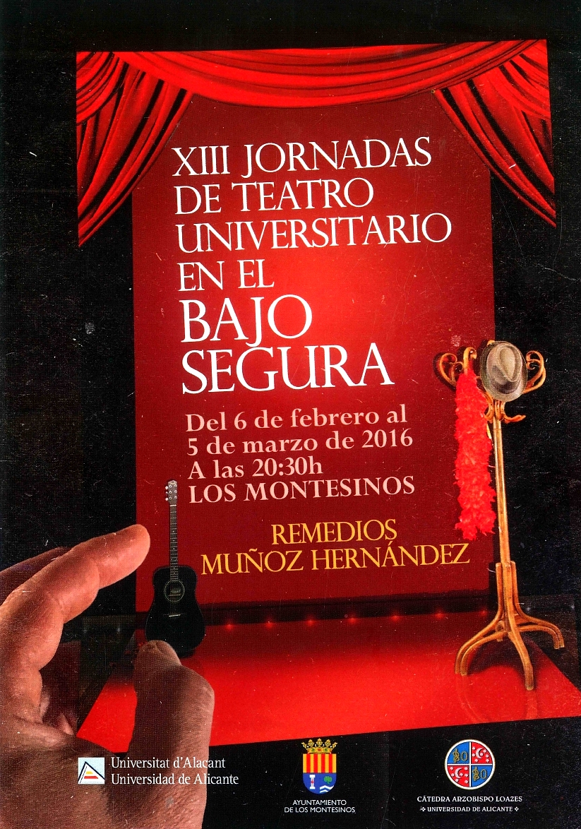 EL TEATRO UNIVERSITARIO SE CITA EN LAS XIII JORNADAS DE LOS MONTESINOS (ALICANTE)