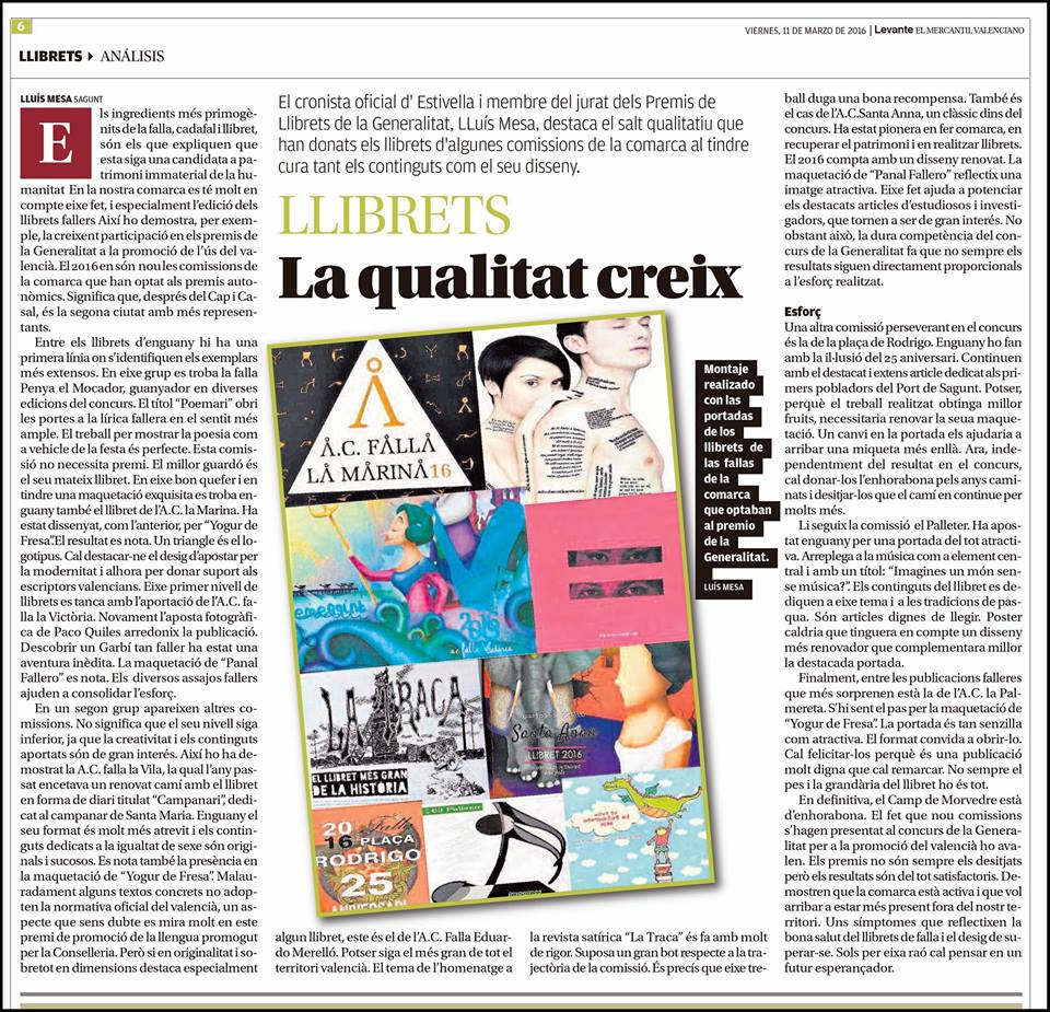 LLIBRETS. LA QUALITAT CREIX