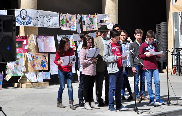 EL PÓSITO DE LOJA (GRANADA) ‘SUENA’ A CERVANTES EN LA VOZ DE NIÑOS Y MAYORES