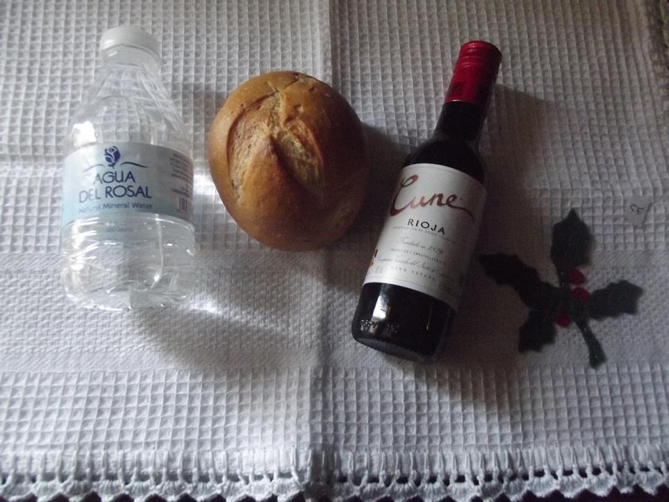 PAN, VINO Y AGUA COMO BENDICIÓN DE SAN ANTONIO