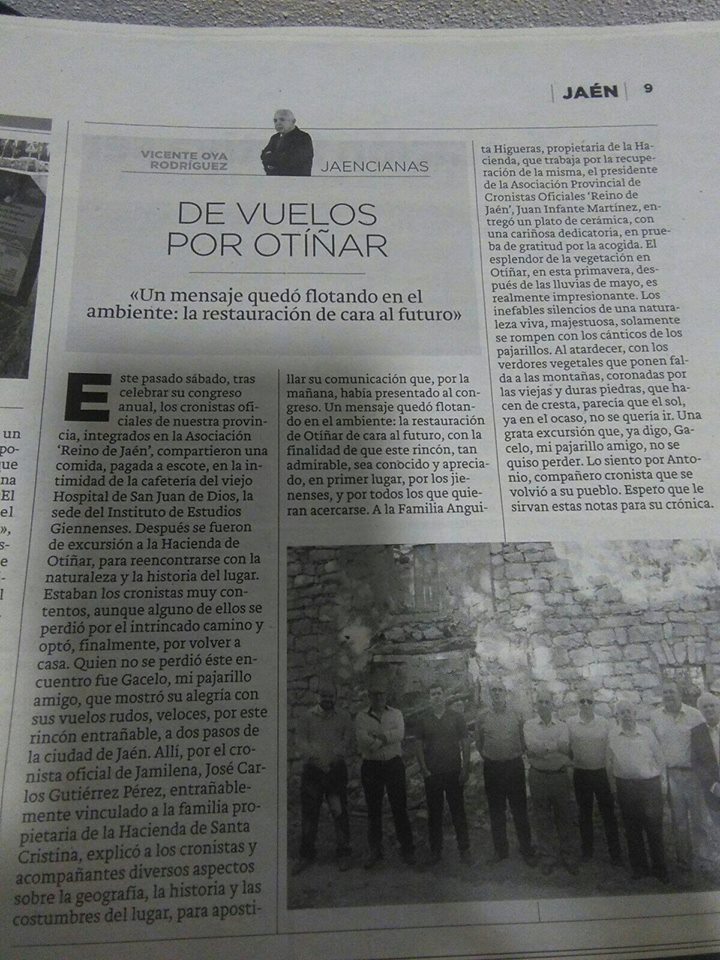 DE VUELOS POR OTIÑAR