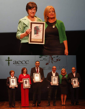 LA AECC DE LEÓN GALARDONA A LOS CINCO CENTROS EDUCATIVOS DE LA BAÑEZA Y LA FUNDACIÓN CONRADO BLANCO