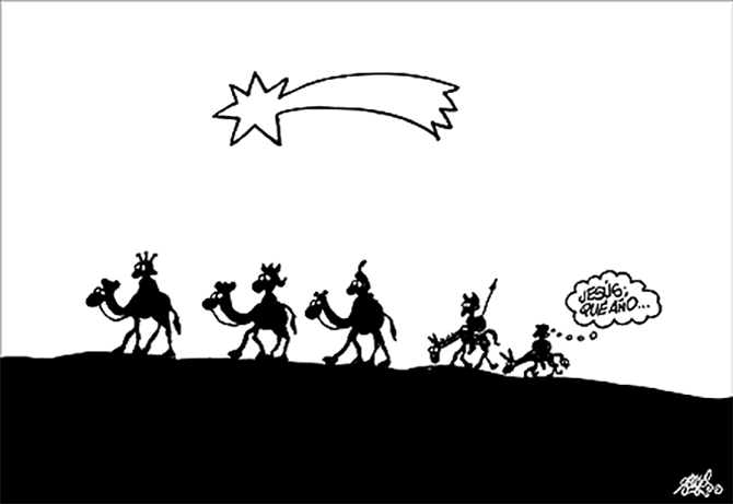 EL CRONISTA OFICIAL DE LILLO (TOLEDO), JUAN GÓMEZ DÍAZ, FELICITA LA NAVIDAD A LOS COMPAÑEROS Y AMIGOS DE LA RAECO