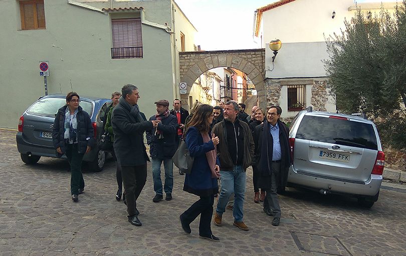 LOS MIEMBROS DEL CONSELL VISITAN EL PATRIMONIO HISTÓRICO DE SAGUNTO (VALENCIA)