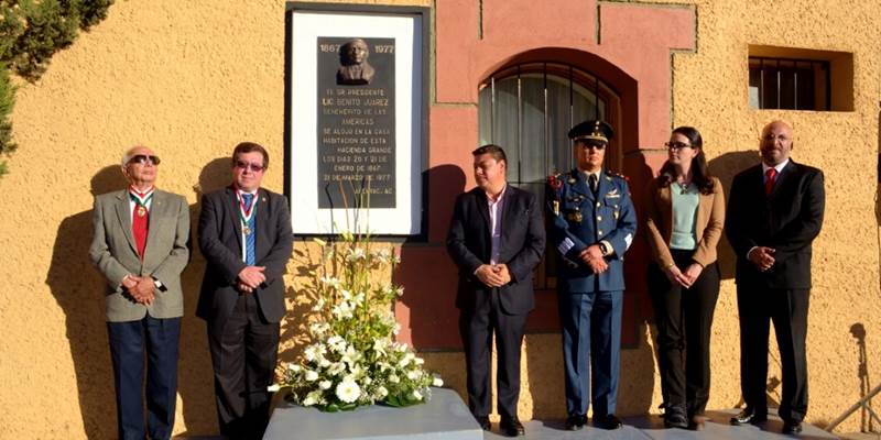 CONMEMORAN EN MÉXICO 150 AÑOS DE PRESENCIA DE JUÁREZ EN FRESNILLO