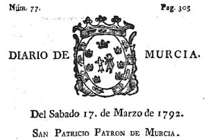 UN IRLANDÉS COMO PATRÓN DE MURCIA