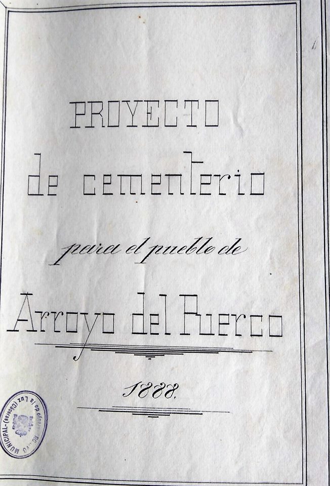 PROYECTO DEL CEMENTERIO DE ARROYO DE LA LUZ (CÁCERES)