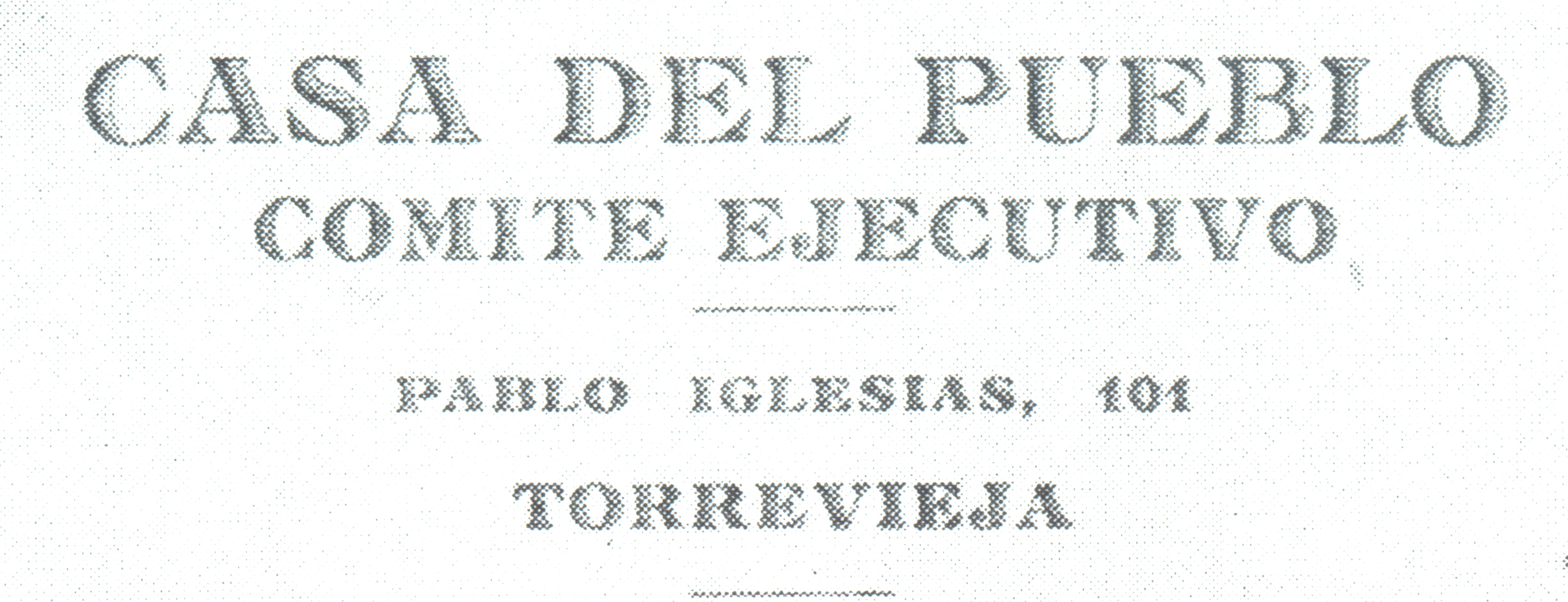 LA CASA DE PUEBLO