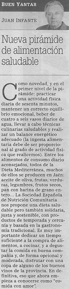 NUEVA PIRÁMIDE DE ALIMENTACIÓN SALUDABLE