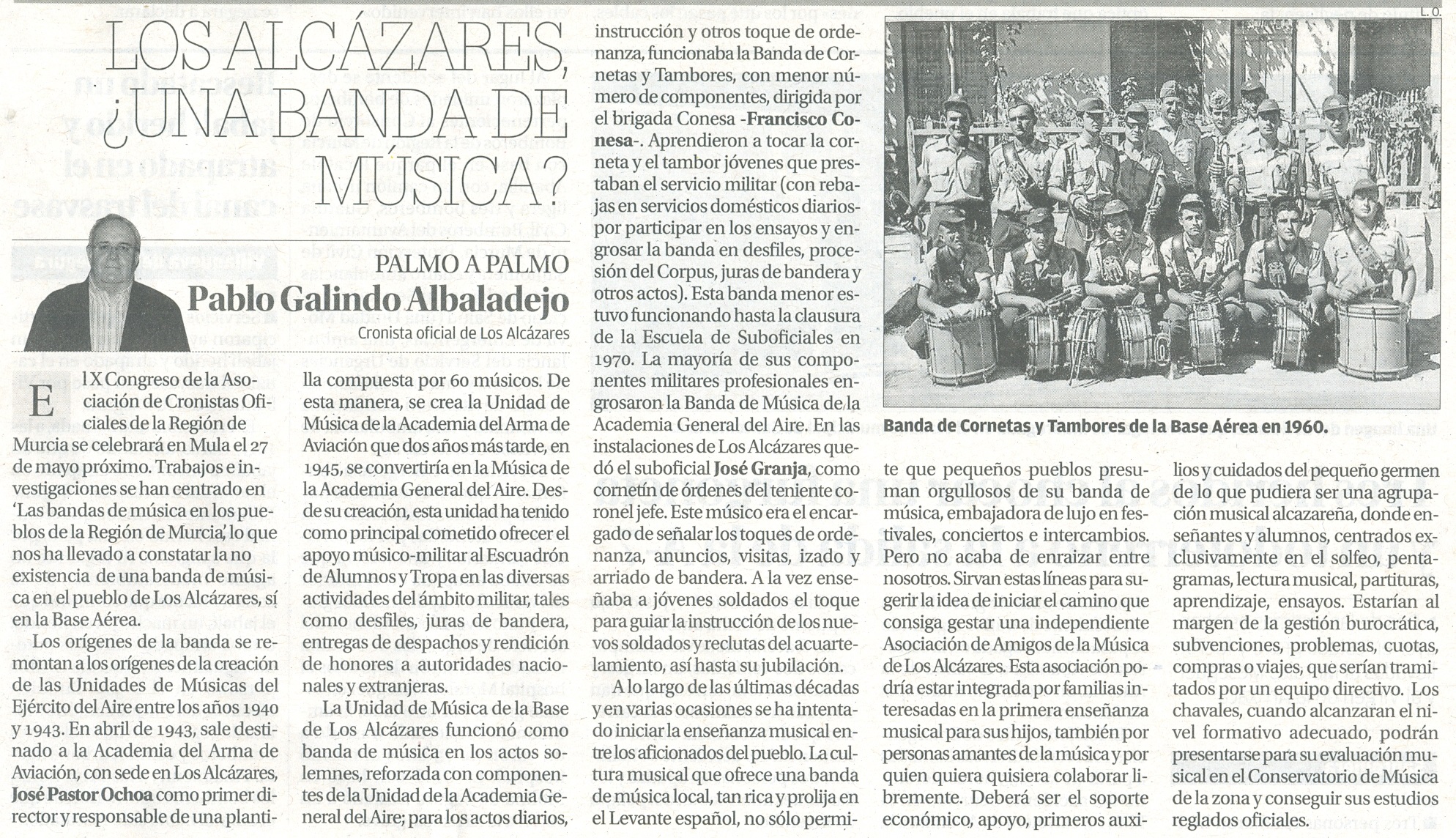 LOS ALCÁZARES ¿UNA BANDA DE MÚSICA?
