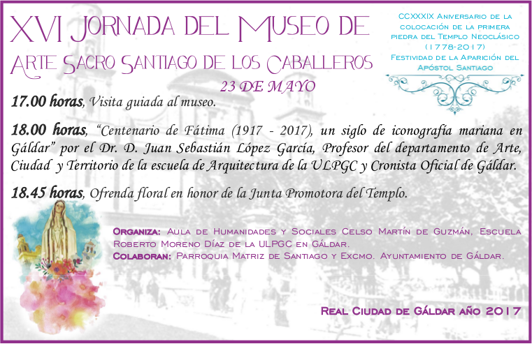 ESTE MARTES SE CELEBRA LA XVI JORNADA DEL MUSEO DE ARTE SACRO SANTIAGO DE LOS CABALLEROS