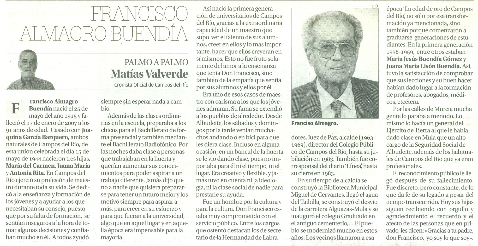 FRANCISCO ALMAGRO BUENDÍA