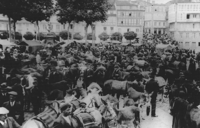 BETANZOS: FIELATO DEL CAMPO DE LA FERIA EN EL SIGLO XIX